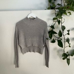 Urban Outfitters Cropped Cable Knit Sweater